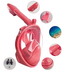 Masque de plongée en apnée entièrement sec étanche et anti-buée