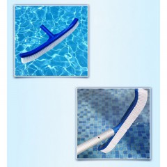 Outils de nettoyage de piscine Brosse de piscine en plastique Laine haute densité