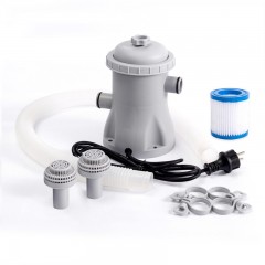 OUFU 330GAL Pompe de filtration silencieuse de nettoyage de piscine