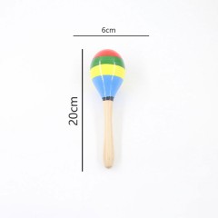 Maracas en bois  pour enfants jouets pour enfants  pour l'éducation précoce