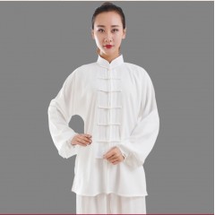 Costume de Tai Chi Entraînement d'arts martiaux en coton et soie  costume d'arts martiaux