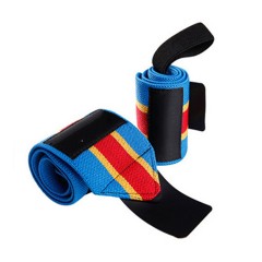 Protège-poignets de sport en nylon rayé
