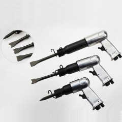Spatule pneumatique à poignée poli et Interrupteur à bouton poussoir