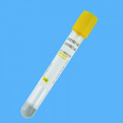 Collecteur de sang sous vide jetable séparateur de gel + procoagulant pour l'analyse biochimique rapide du sérum séparé Verre PET
