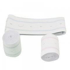Bandeau abdominal en tricot stretch doux avec bouton