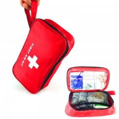 DearGo  Trousse de premiers soins 180 pièces en nylon rouge