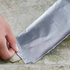 Membrane imperméable autocollante feuille d'aluminium sur une face