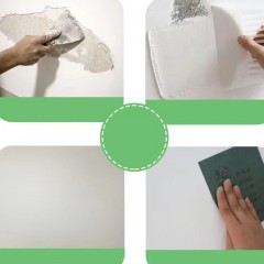 Pâte de mastic pour réparation des murs
