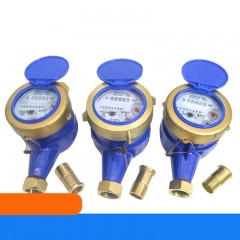 Compteur d'eau tout en  cuivre avec peinture antirouille humide