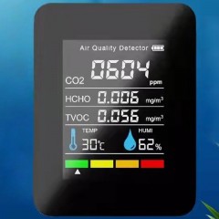 XINYI  Détecteur de qualité de l'air portable 5 en 1