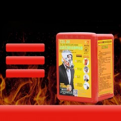 Appareil respiratoire d'incendie avec boîte à filtre de protection à 6 couches résistant au feu et à la fumée