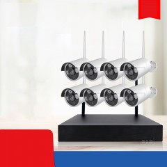 Système de surveillance complet sans fil HD vision nocturne WIFI réseau mobile surveillance à distance
