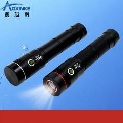 AOXINKE Torche de patrouille rechargeable batterie au lithium étanche