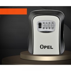 OPEL boîte à clés sécurisée à 4 chiffres  murale en alliage d'aluminium