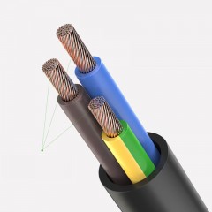 LINYUN Câble d'alimentation Euro avec fiche tripolaire