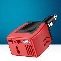 YCYD Inverseur à rotule de voiture 12V à 220V port USB 2.1A0.5A