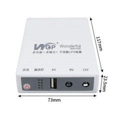WGP Adaptateur d'alimentation UPS double sortie 5V/9V/12V
