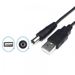 KEBAOLONG Câble de raccordement d'alimentation USB vers DC mâle 1 m