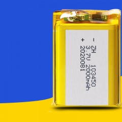HANYING  Batterie au lithium polymère 2000mAh 3.7V
