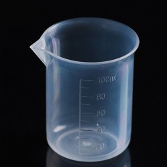 Tasse à mesurer en plastique, échelle de 100 ml, résistante aux hautes températures