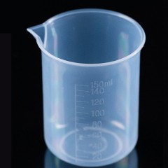 Tasse à mesurer en plastique sans poignée, échelle de 150ml