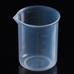 Tasse à mesurer en plastique de 250 ml, résistante aux hautes températures
