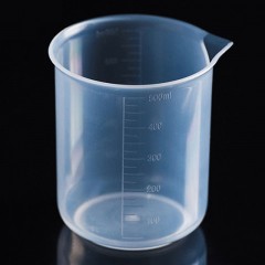 Tasse à mesurer en plastique graduée de 500ml Résistant aux acides et aux alcalins