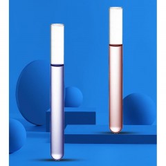 WS tube à essai en verre résistant aux hautes températures à bouche plate fond rond verre à haute teneur en borosilicate