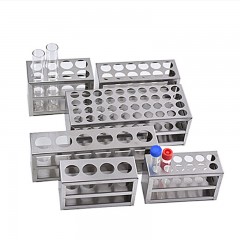 Aideer Porte-tubes à essai en acier inoxydable 40 trous