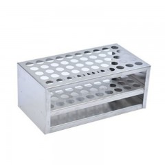 Aideer Porte-tubes à essai en acier inoxydable 40 trous