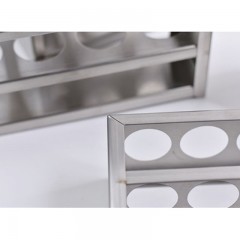 Aideer Porte-tubes à essai en acier inoxydable 40 trous