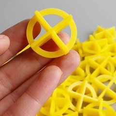 Niveleur de carreaux à cadre transversal à Double face Réutilisable