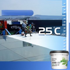 Peinture d'isolation thermique à base d'eau Résistant à l'eau et à la lumière du soleil Résistant aux hautes températures
