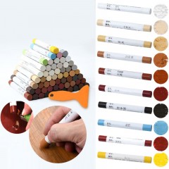 ZHANHUANG Pâte de peinture de réparation de meubles pleine couleur et forte adsorption (2 nuanciers manquants)