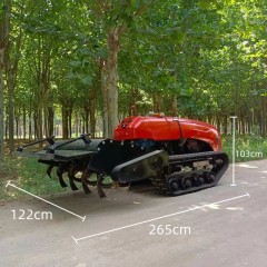Scarificateur télécommande sur chenilles