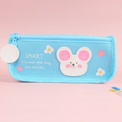 PINXING Trousse à crayon  tissu  Oxford avec fermeture