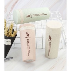 Gobelet isolant en paille de blé avec double isolation thermique 300ml