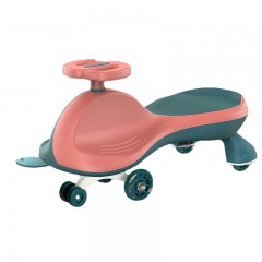 Voiture torsadée pour enfants avec roues lumineuses de couleur