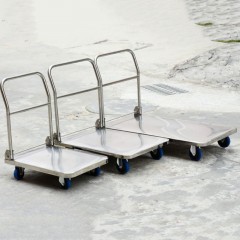 Chariot de transport outil pliant en acier inoxydable