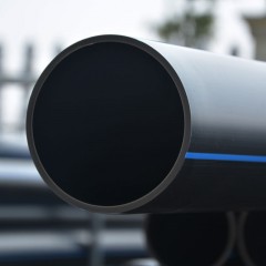 Tuyau d'alimentation en eau tuyau en PE noir 200mm