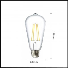 Ampoule à incandescence ultra lumineuse pour la maison et l'extérieur