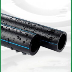 Tuyau d'alimentation en eau noir  tuyau PE 250mm