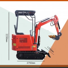 Petite d'excavatrice pour travaux de construction