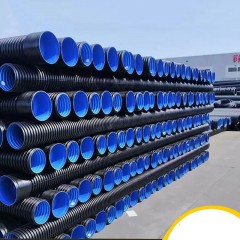 Tuyau d'égout ondulé PEHD double paroi grand diamètre