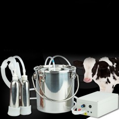 Petite machine à traire  portative d'aspiration de lait sous vide