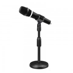 Support de microphone pour bureau  avec base de disque relevable