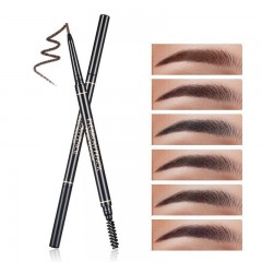 Crayon à sourcils à double tête anti-transpiration sans décoloration