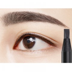 HAOZHUANG Crayon à sourcils crayon à cordon dur anti-transpiration capuchon de stylo avec brosse