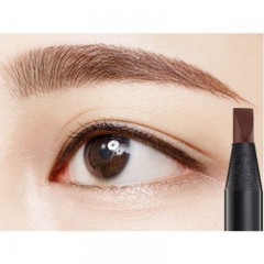 HAOZHUANG Crayon à sourcils crayon à cordon dur anti-transpiration capuchon de stylo avec brosse