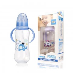 Biberon avec poignée en silicone PP